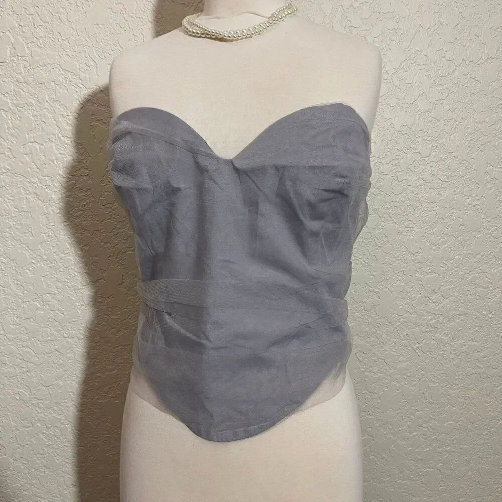 ASOS Design Corset Crop Top - Picture 2 of 7